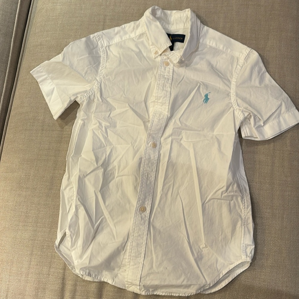Ralph Lauren White Button Down Shirt